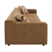 Zoey - Modular - LF Arm Chair With Pillow - Chocolate Suede ACME