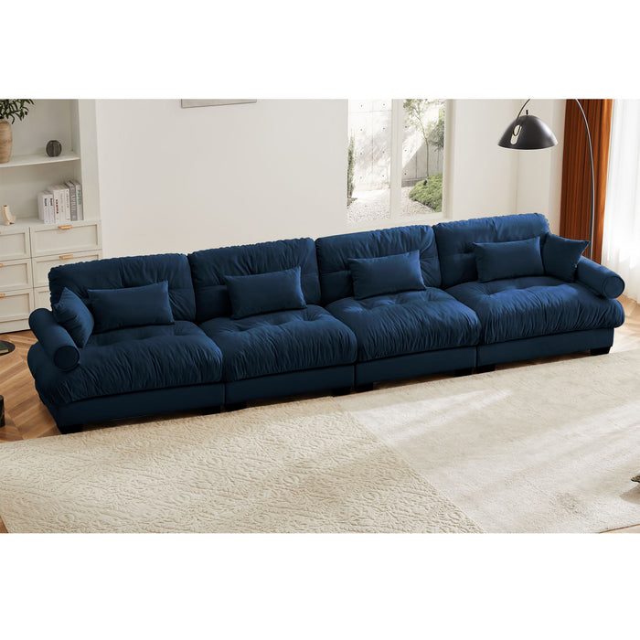 Super Comfort Oversized Modular Sectional Sofa, Deep Seat Convertible L Shaped Couch Home Essentials