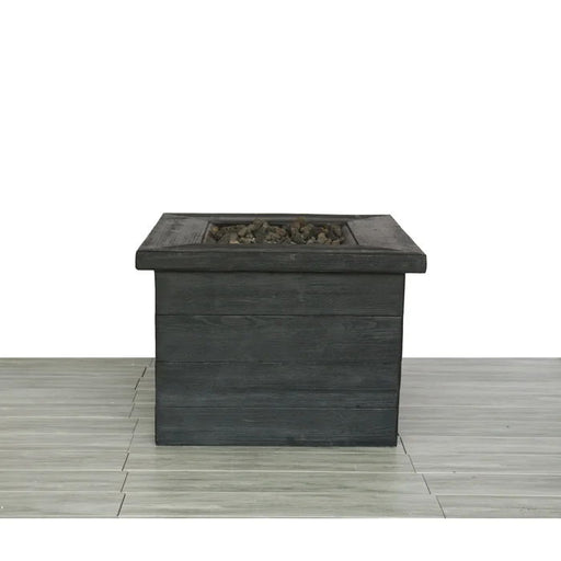 Fibre Reinforced Propane / Natural Gas Fire Pit Table - Charcoal LSI Patio Furniture