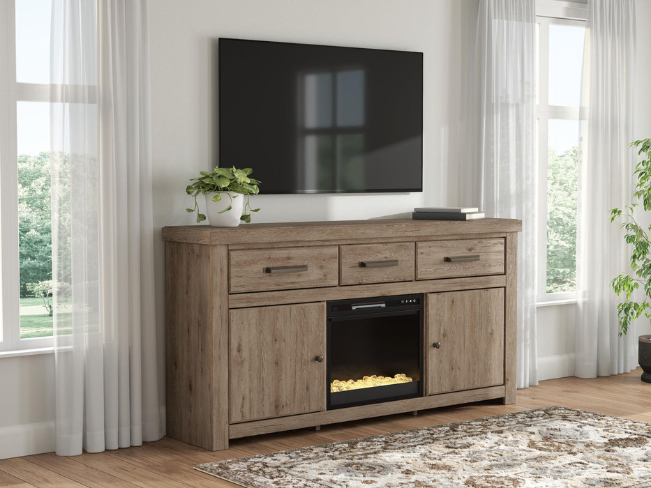 Garistyn - TV Stand With Fireplace Option Signature Design by Ashley®