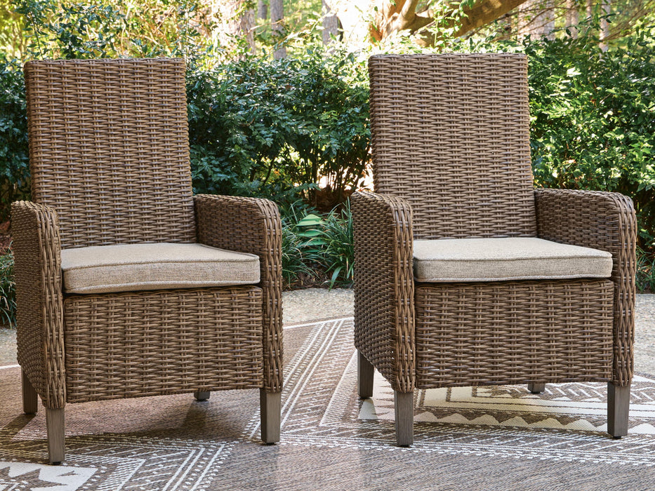 Laguna Heights - Arm Chair With Cushion (Set of 2) - Beige Signature Design by Ashley®