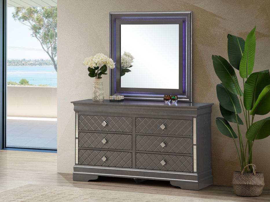 Verona - Dresser - Metalic Black