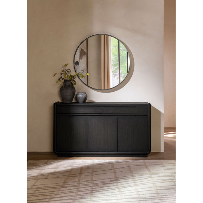 Bangor - 2 Drawer Dining Sideboard Server - Black Furniture Max