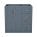 Retro Style Bathroom Vanity, 3 Drawers & Soft Closing Doors Hearth and Haven