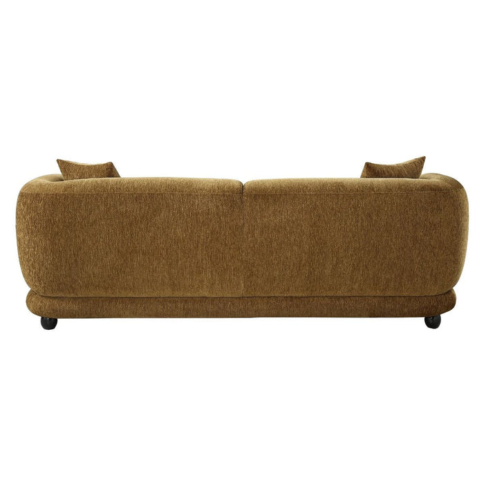 Lennox - Sofa With 2 Pillows - Brown Chenille ACME