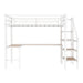 Loft Bed With L-Shaped Desk, Large Storage Space Home Essentials