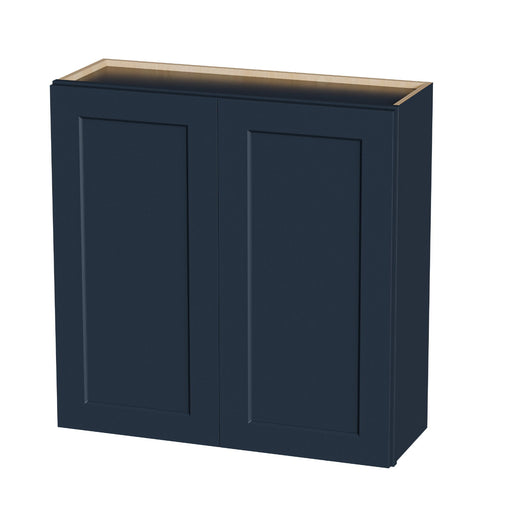 Shaker Wall Cabinet With Soft Close Hinges, Adjustable Shelves, Double Door Home Essentials