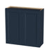 Shaker Wall Cabinet With Soft Close Hinges, Adjustable Shelves, Double Door Home Essentials