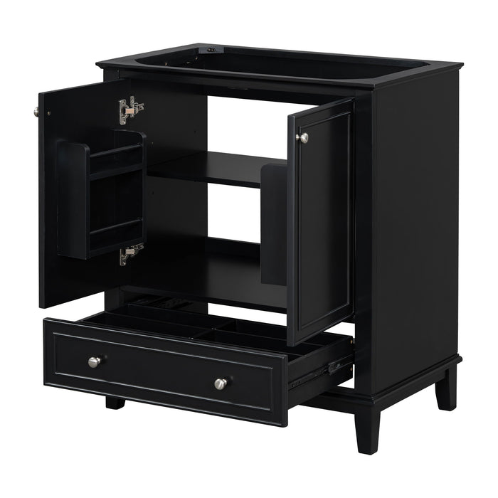 Modern Bathroom Vanity Base Only With Doors And Drawer Hearth and Haven