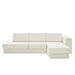 L-Shaped Modular Sofa With Double Layer Cushion Noble House