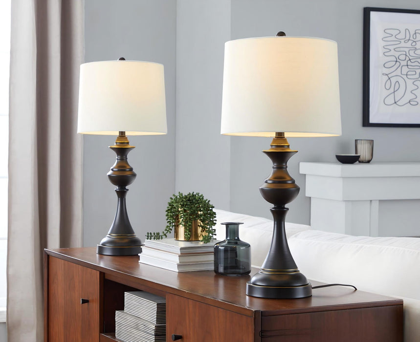Montgomery - Contemporary Table Lamp (Set of 2) Lumi Source