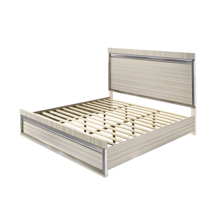 Leonor - Bed With LED Headboard And Footboard Matrix Furniture Group