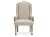 Marisol - Upholstered Host Arm Chair (Set of 2) - Fawn Magnussen Furniture