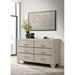 Strout - 6 Drawer Dresser - Cream Furniture Max