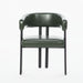 Modern Dining Upholstered Barrel Chair With Curved Back And Armrests Home Essentials