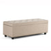Hamilton - Upholstered Storage Ottoman Simpli-Home