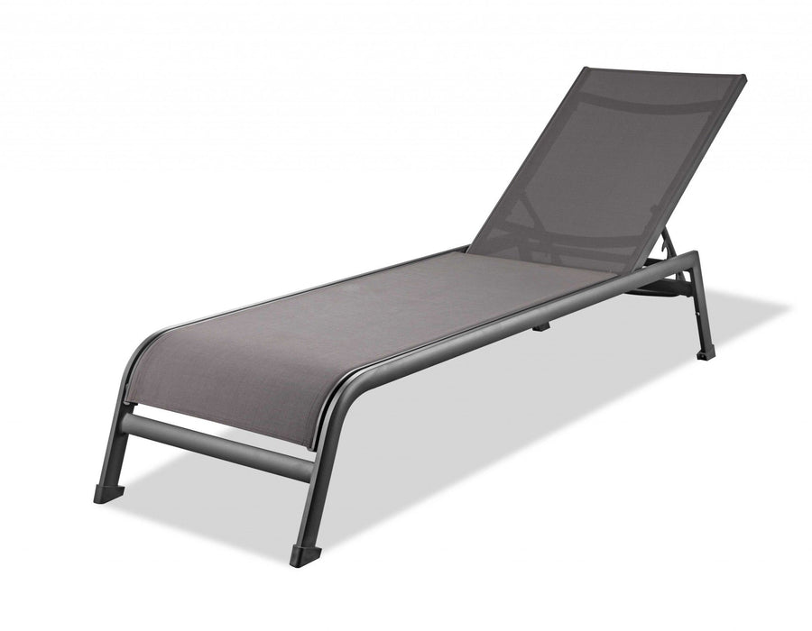 Metal Outdoor Chaise Lounge (Set of 2) - Taupe