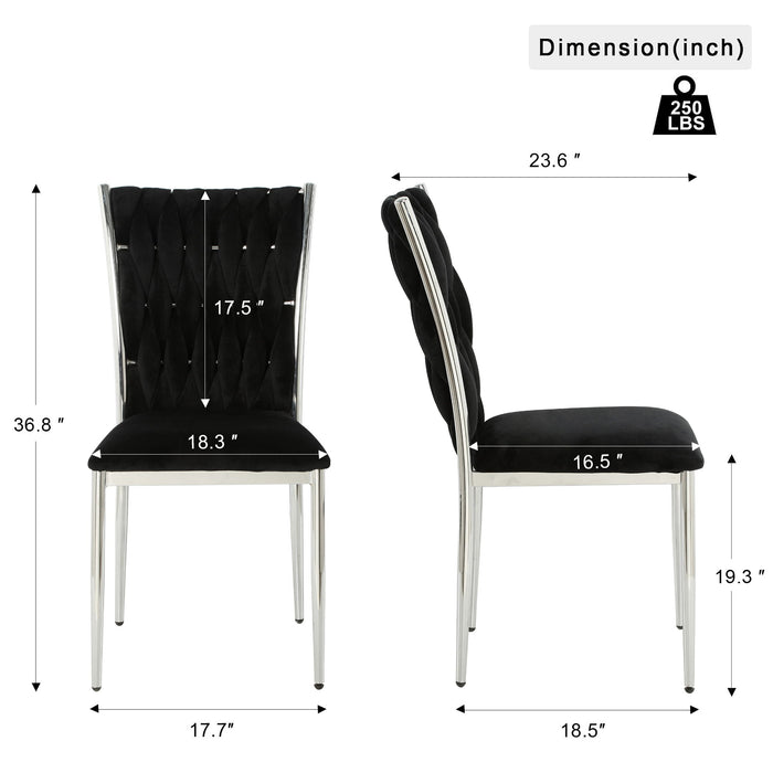 Modern Dining Chair Set For Dining Room Home Essentials