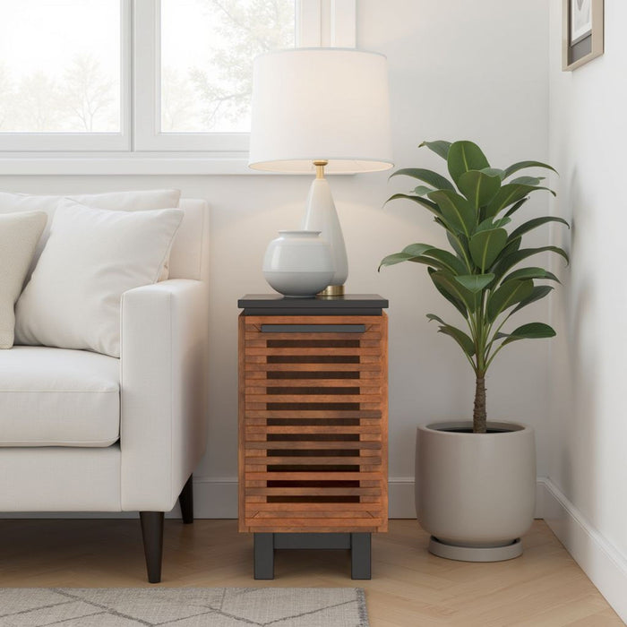 Chairside Table - Black / Bourbon Home Essentials