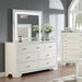 1 Piece Dresser With Diamond-Shaped Knob Handles, Bedroom Furniture - Cream Home Essentials