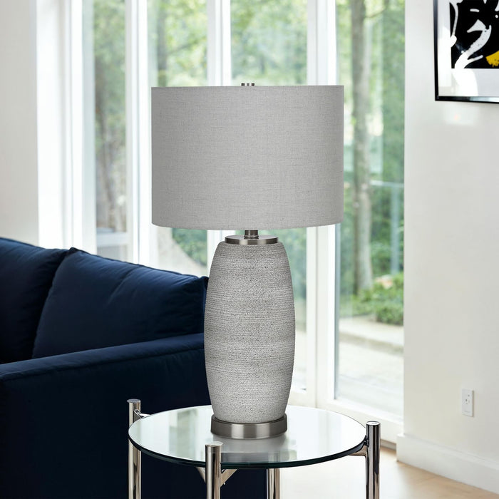 Lighting, Table Lamp, Ceramic, Modern - Gray 8th Street
