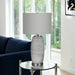 Lighting, Table Lamp, Ceramic, Modern - Gray 8th Street