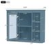 Wall Mounted Medicine Cabinet With Mirror, Storage Cabinet Featuring 6 Open Shelves And Adjustable Interior Hearth and Haven