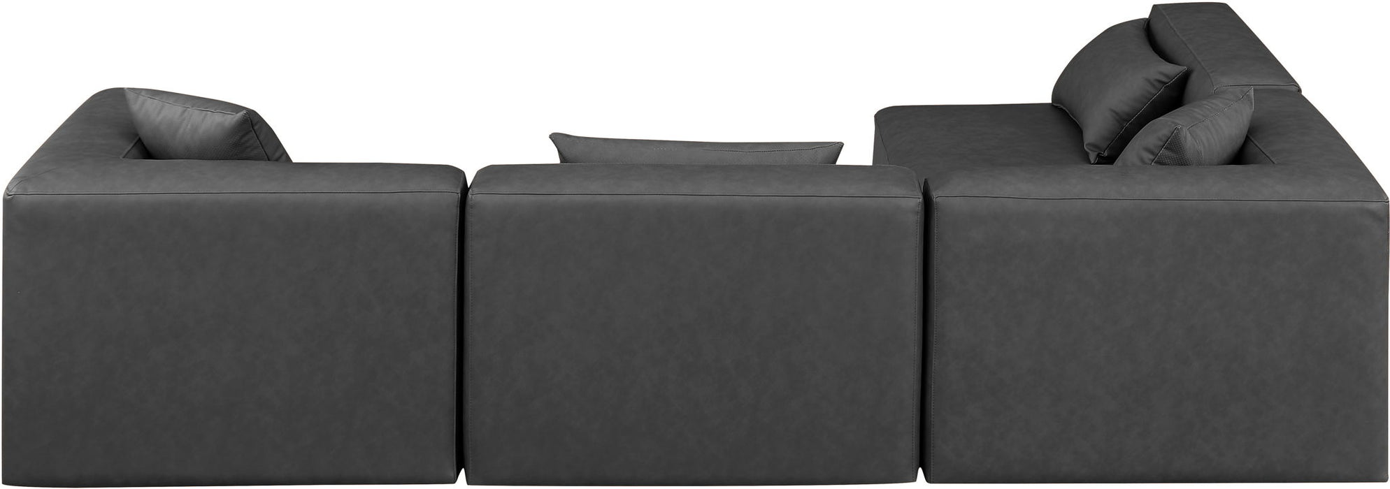 Cube - 4 Piece Modular Corner Sectional Meridian Furniture
