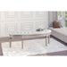 Colwood - Upholstered Curved With Channel Tufting And Slender Tapered Legs - Silver Gray Furniture Max