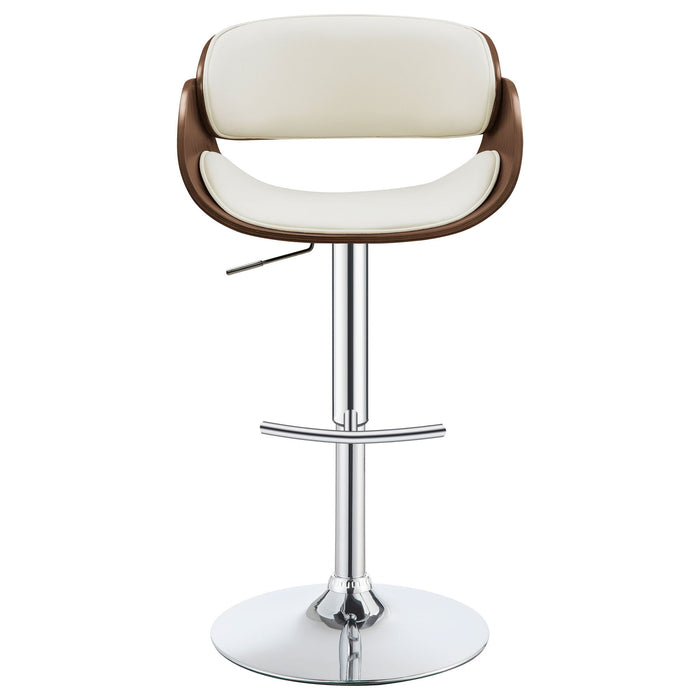 Ergonomic Adjustable Bar Stool - Ivory Furniture Max
