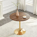 Round Dining Table With Thickened Top For Kitchen Home Essentials