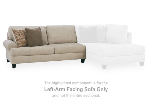 Steelwater Retreat - LAF Sofa - Latte Benchcraft®