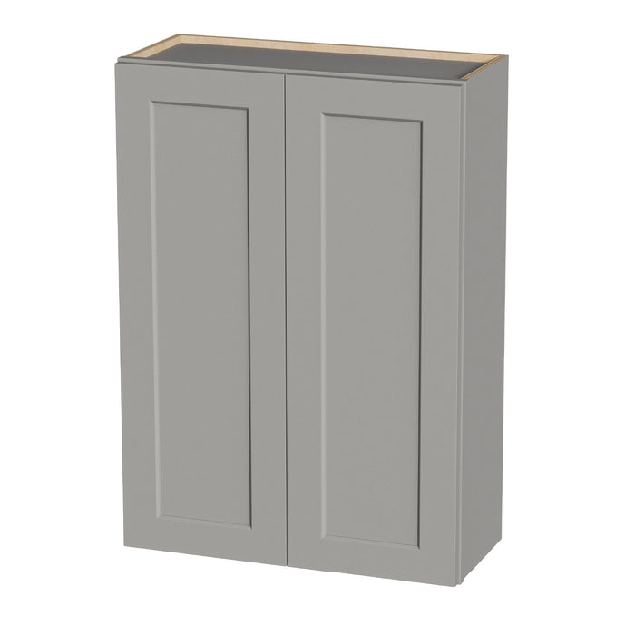Shaker Wall Cabinet With Soft Close Hinges, Adjustable Shelves, Double Door Home Essentials