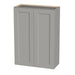 Shaker Wall Cabinet With Soft Close Hinges, Adjustable Shelves, Double Door Home Essentials