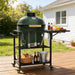 Outdoor Grill Table, Prep Cart With Wheels, Storage Shelf And Hooks - Black Daily Nest