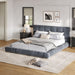 Upholstered Platform Bed Frame With Tufted Headboard Dreamland