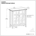 Acadian - Medium Storage Cabinet, Handcrafted Simpli-Home