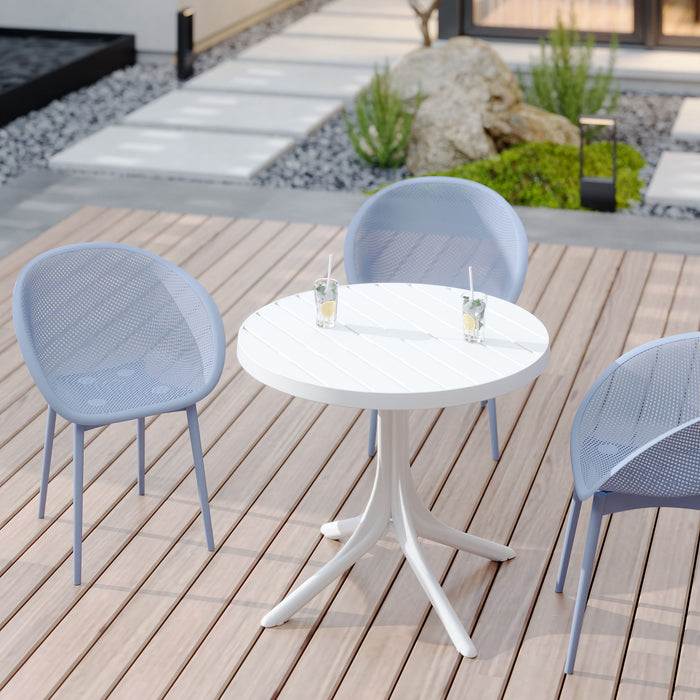 Modern Lounge Chair Set With Round Table Home Essentials