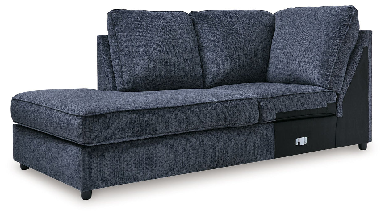 Albar Place - Laf Corner Chaise - Cobalt Signature Design by Ashley®