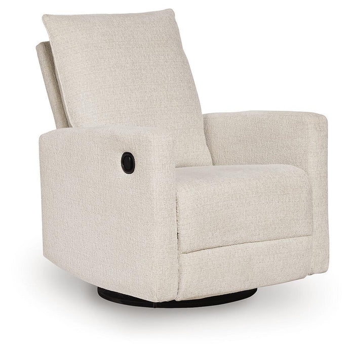 Oaklynn-Manor - Swivel Glider Recliner - Canvas Signature Design by Ashley®