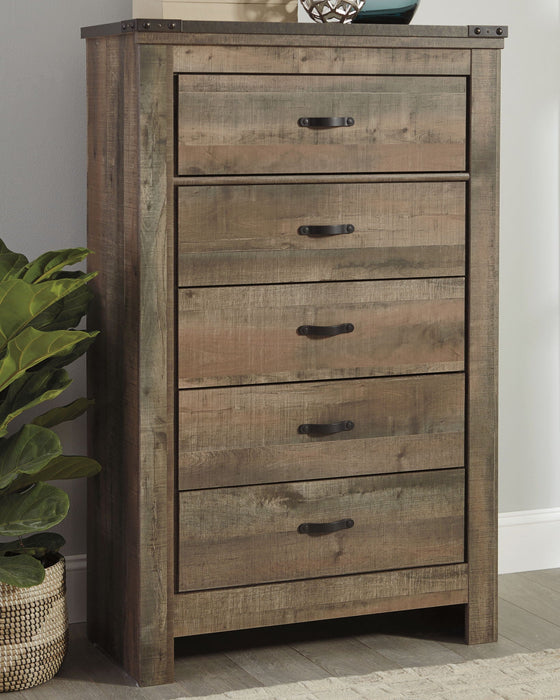 Trinell - Five Drawer Chest - Brown Signature Design by Ashley®