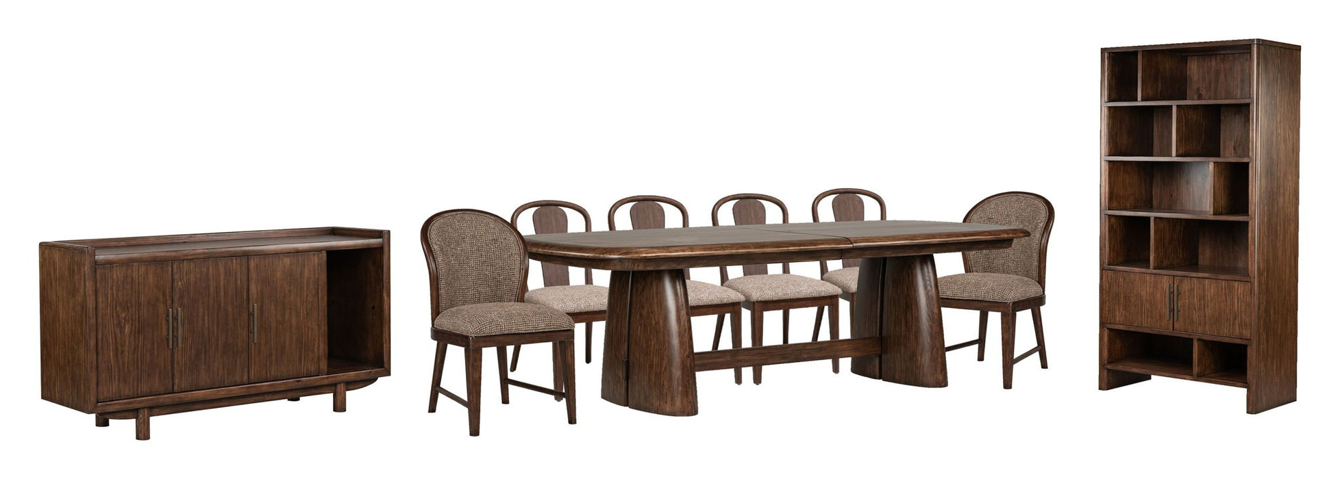 Belville - Extendable Trestle Dining Table Set Magnussen Furniture