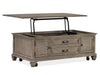 Lancaster - Lift Top Storage Cocktail Table (With Casters) - Dove Tail Gray Magnussen Furniture