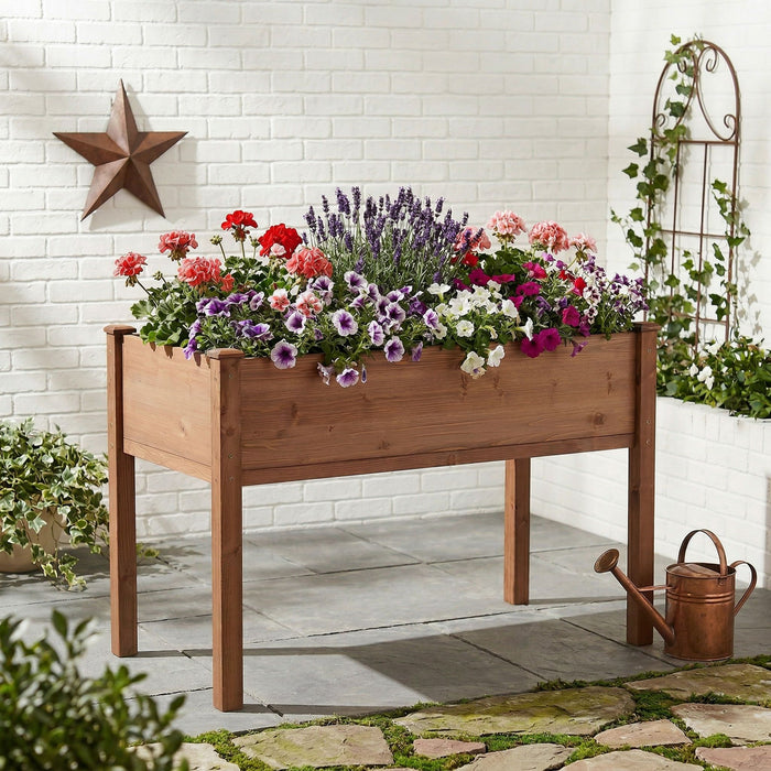 Elevated Raised Garden Bed For Outdoor Daily Nest