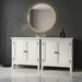 2 Door Buffet Cabinet With Adjustable Shelves - Matte White / Grayish Home Essentials