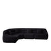 Luxury Curved Corner Sectional Sofa With 4 Pillows Home Essentials