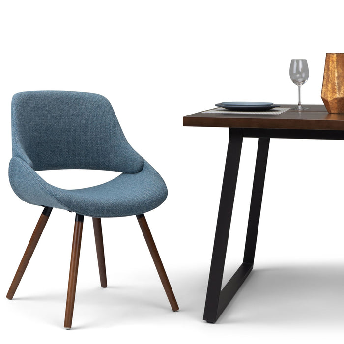 Malden - Bentwood Upholstered Dining Chair With Wood Back Simpli-Home