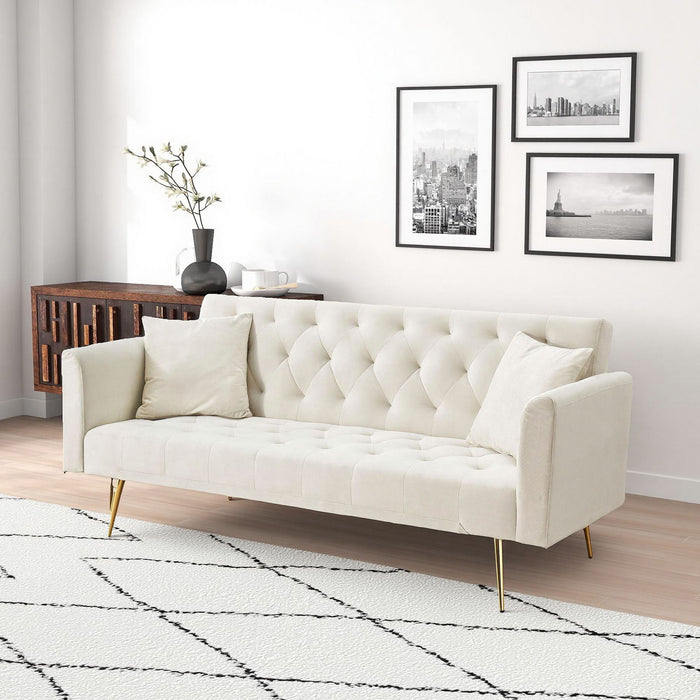Convertible Double Folding Living Room Sofa Bed Home Essentials