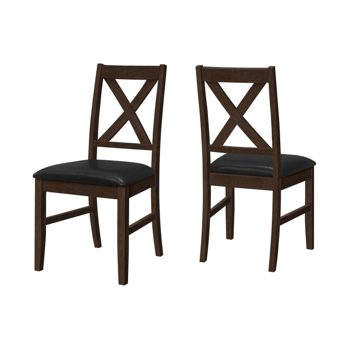 Dining Chair Side, Upholstered For Dining Room, Transitional (Set of 2) 8th Street