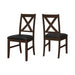 Dining Chair Side, Upholstered For Dining Room, Transitional (Set of 2) 8th Street